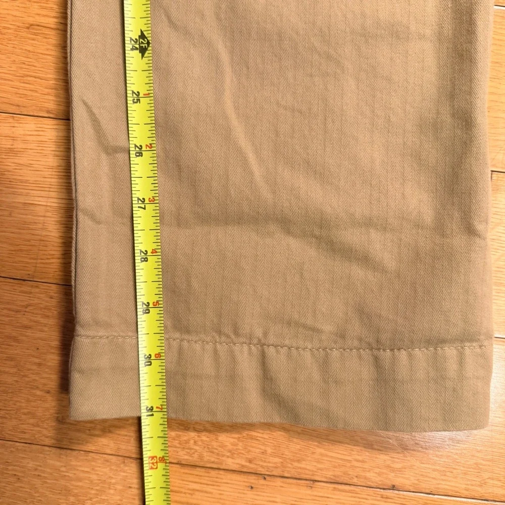 *NWT* Tellason Fatigue Pant Straight Herringbone Khaki Mens Size 29 New